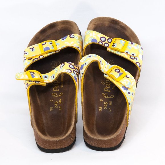 Birkenstock Yellow Flower Print "Sydney" - Picture 2 of 8